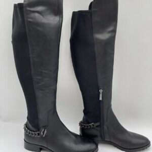Karl Lagerfeld Black Over the Knee Boots